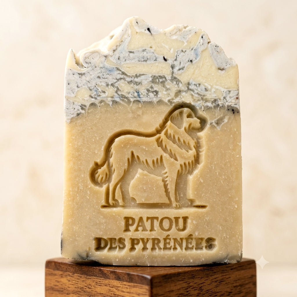 Savon Artisanal « Patou des Pyrénées » – Douceur au Graisse de Canard