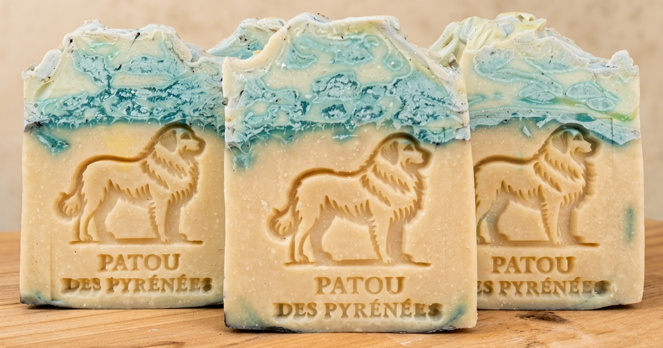 Savon Artisanal « Patou des Pyrénées » – Douceur au Graisse de Canard **DISPONIBLE A PARTIR DE 22 JUILLET**